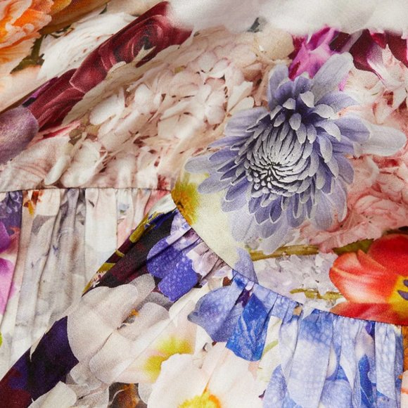 Prima Tiered Floral Midi-Dress Zimmermann - Picture 7 of 7